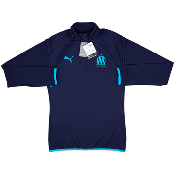 Top de entrenamiento con cremallera de un cuarto Puma del Olympique Marseille 2020-21 (S)
