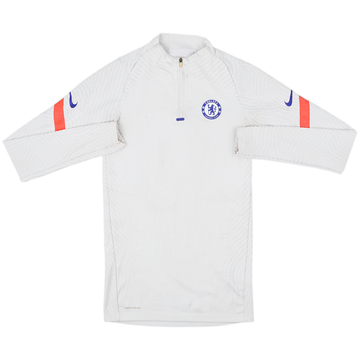 2020-21 Chelsea Player Issue Nike 1/4 Zip Drill Top - 5/10 - (XS)