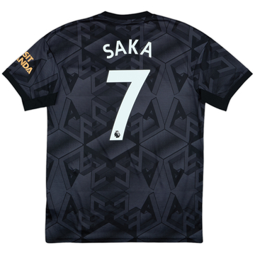 2022-23 Arsenal Away Shirt Saka #7 - 9/10 - (M)