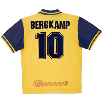 1996-97 Arsenal Away Shirt Bergkamp #10 - 7/10 - (XL)