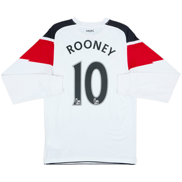 2010-12 Manchester United Away L/S Shirt Rooney #10 - 6/10 - (M)