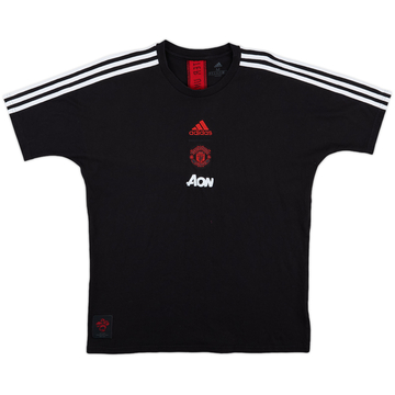 2019-20 Manchester United adidas Cotton Tee - 8/10 - (M)