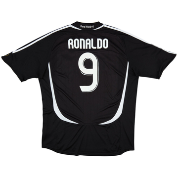 2006-07 Real Madrid Away Shirt Ronaldo #9 - 8/10 - (XL)