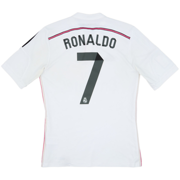 2014-15 Real Madrid Home Shirt Ronaldo #7 - 7/10 - (S)