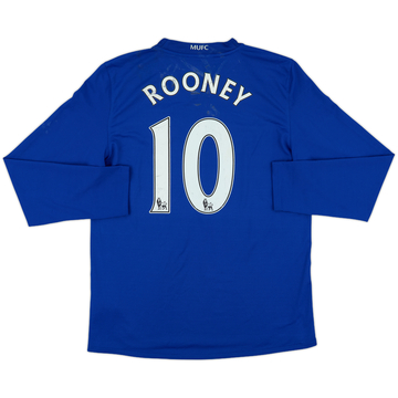 2008-09 Manchester United Third L/S Shirt Rooney #10 - 4/10 - (M)