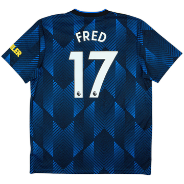 2021-22 Manchester United Third Shirt Fred #17 - 8/10 - (XL)