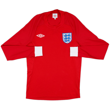 2010-11 England Away L/S Shirt - 8/10 - (S)