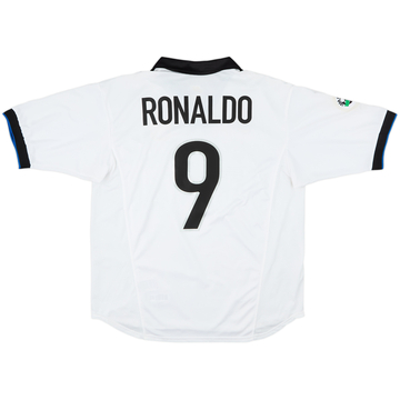 1998-99 Inter Milan Away Shirt Ronaldo #9 - 8/10 - (L)