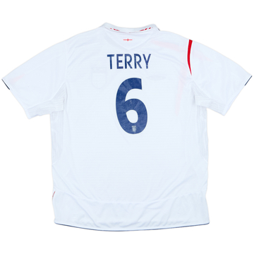 2005-07 England Home Shirt Terry #6 - 6/10 - (XXL)
