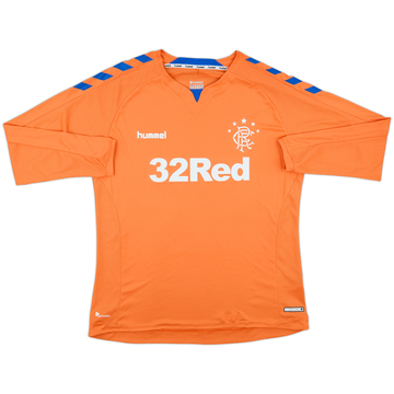 2018-19 Rangers Third L/S Shirt - 8/10 - (XXL)