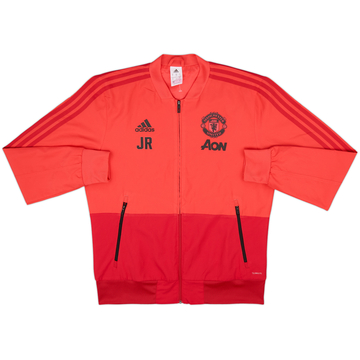2018-19 Manchester United Staff Issue adidas Track Jacket JR - 10/10 - (M)