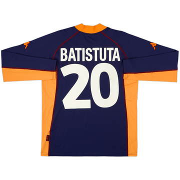 2001-02 Roma Third L/S Shirt Batistuta #20 - 8/10 - (XXL)