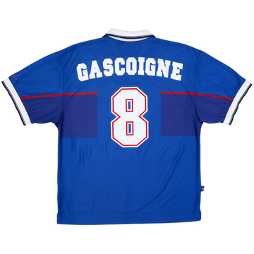 1997-99 Rangers Home Shirt Gascoigne #8 - 8/10 - (XL)