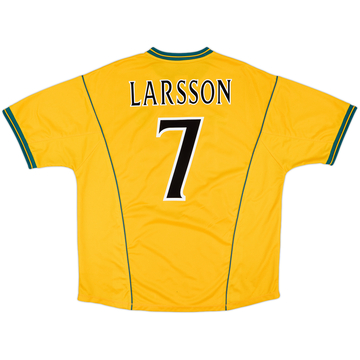2000-02 Celtic Away Shirt Larsson #7 - 7/10 - (XXL)