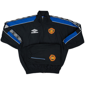 1998-00 Umbro Template Tracksuit (Manchester United) - 9/10 - (L)