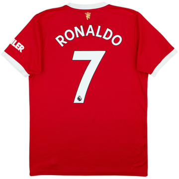 2021-22 Manchester United Home Shirt Ronaldo #7 - 6/10 - (M)