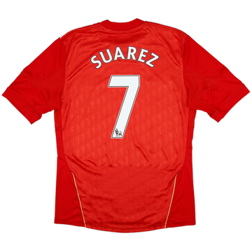 2010-12 Liverpool Home Shirt Suarez #7 - 7/10 - (M)