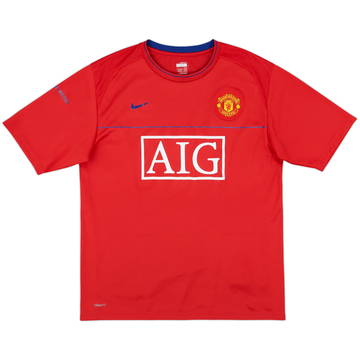 2008-09 Manchester United Nike Training Shirt - 8/10 - (L)