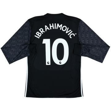 2017-18 Manchester United Away L/S Shirt Ibrahimovic #10 - 10/10 - (M)