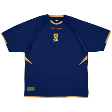 2007-08 Scotland Home Shirt - 9/10 - (M)