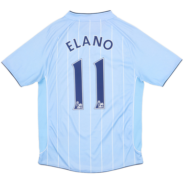 2007-08 Manchester City Home Shirt Elano #11 - 7/10 - (S)