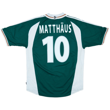2000-02 Germany Away Shirt Matthaus #10 - 8/10 - (L)