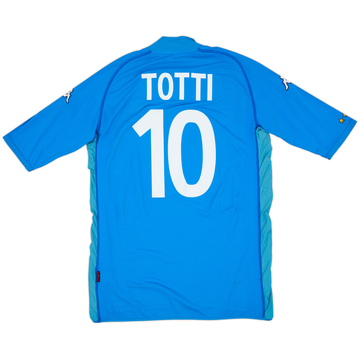 2002 Italy Home Shirt Totti #10 - 5/10 - (XL)
