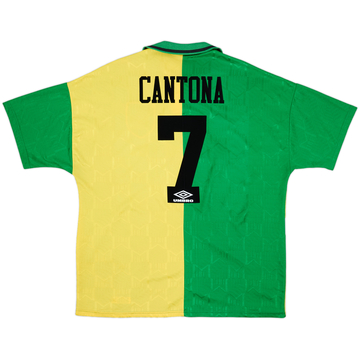 1992-94 Manchester United Third Shirt Cantona #7 - 8/10 - (XXL)