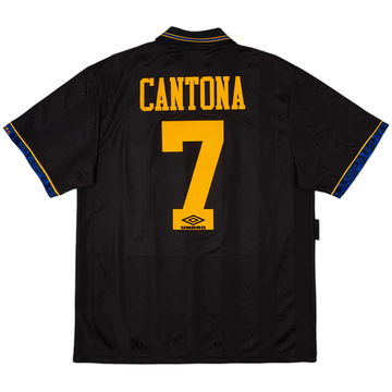 1993-95 Manchester United Away Shirt Cantona #7 - 8/10 - (L)