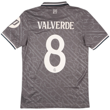 2024-25 Real Madrid Third Shirt Valverde #8 - 8/10 - (S)