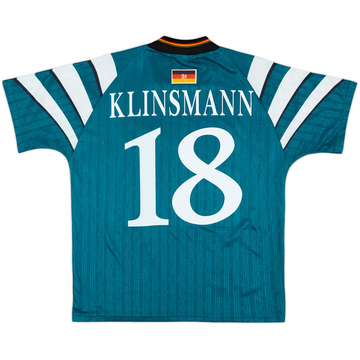 1996-98 Germany Away Shirt Klinsmann #18 - 6/10 - (M)
