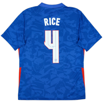 2020-21 England Away Shirt Rice #4 - 10/10 - (M)