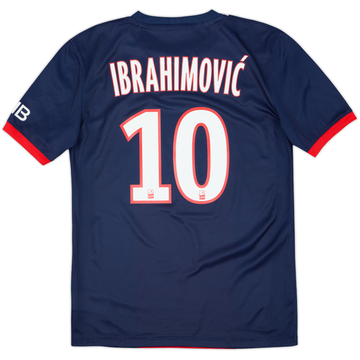 2013-14 Paris Saint-Germain Home Shirt Ibrahimovic #10 - 8/10 - (S)