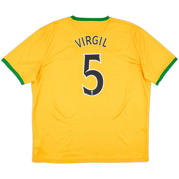 2013-14 Celtic Away Shirt Virgil #5 - 8/10 - (XXL)