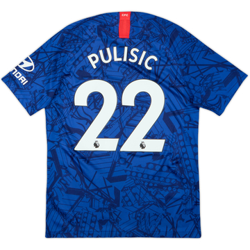 2019-20 Chelsea Home Shirt Pulisic #22 - 8/10 - (M)