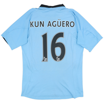 2012-13 Manchester City Home Shirt Kun Aguero #16 - 7/10 - (M)