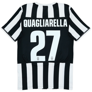2013-14 Juventus Home Shirt Quagliarella #27 - 6/10 - (S)