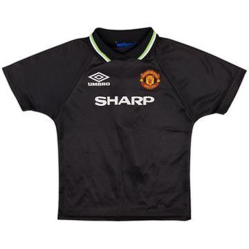 1998-99 Manchester United Third Shirt #7 (Beckham) - 8/10 - (6-7 Years)