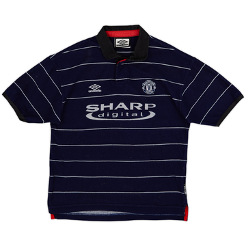 1999-00 Manchester United Away Shirt - 8/10 - (M.Boys)