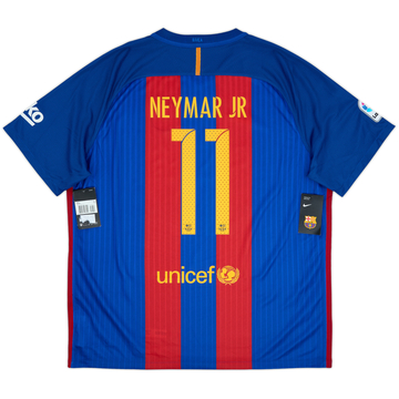 2016-17 Barcelona Home Shirt Neymar Jr #11 (XXL)