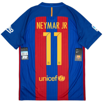 2016-17 Barcelona Home Shirt Neymar Jr #11 (M)