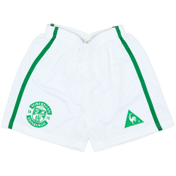 2002-03 Hibernian Home Shorts - 8/10 - (M.Boys)