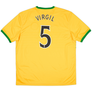 2013-14 Celtic Away Shirt Virgil #5 (XL)