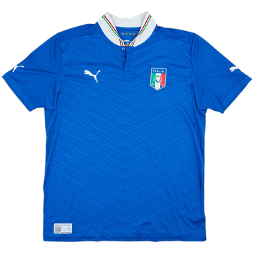 2012-13 Italy Home Shirt - 8/10 - (XL)