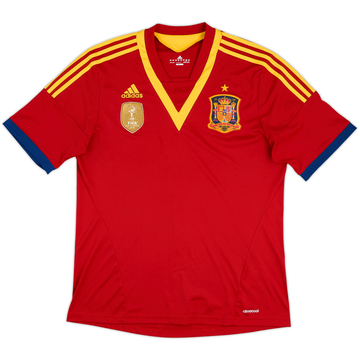 2013 Spain Confederation Cup Home Shirt - 8/10 - (L)