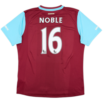 2015-16 West Ham 'Boleyn' Home Shirt Noble #16 - 8/10 - (XL)