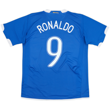 2006-07 Brazil Away Shirt Ronaldo #9 - 6/10 - (M)