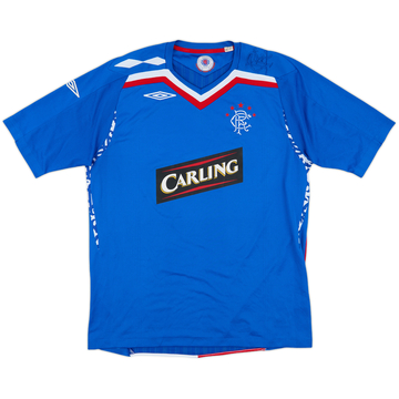 2007-08 Rangers Home Shirt - 8/10 - (L)