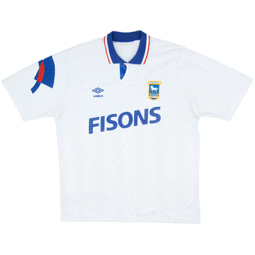 1991-92 Ipswich Away Shirt - 9/10 - (XL)