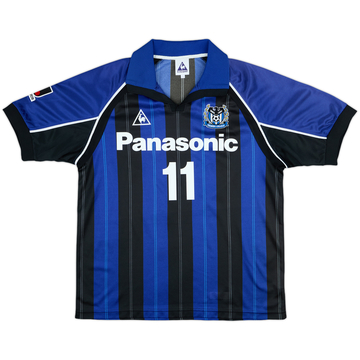 1999-00 Gamba Osaka Home Shirt #11 - 9/10 - (L)